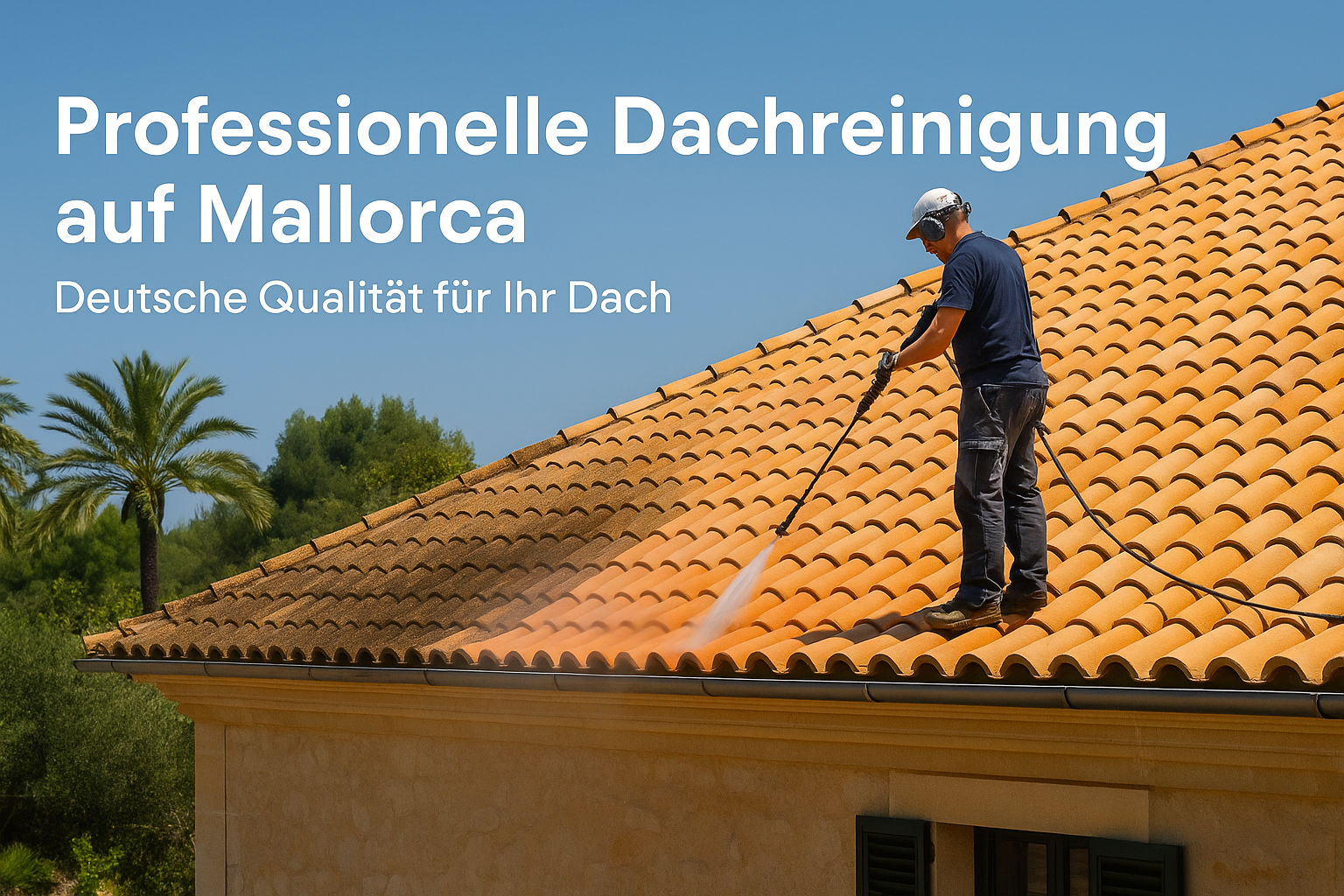 Dach reinigen lassen auf Mallorca – Warum es so wichtig ist und worauf Sie achten sollten
